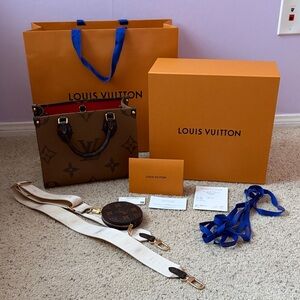 Louis Vuitton Orange Box with White Cards